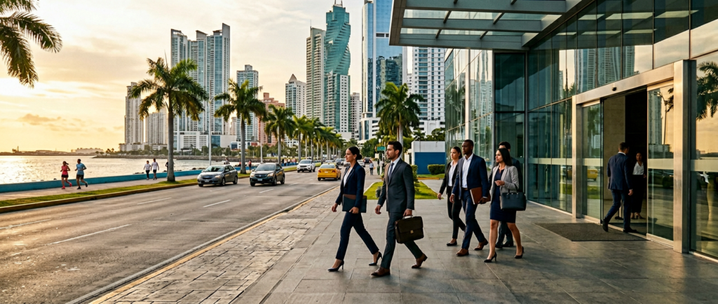 Hilton-Panama-street-level-scene-along-Balboa