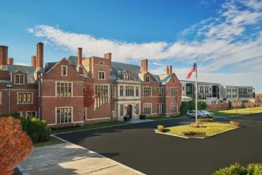Historic mansion at Pendry Natirar in New Jersey