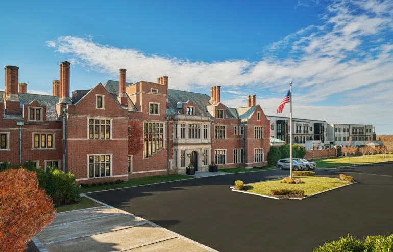 Historic mansion at Pendry Natirar in New Jersey