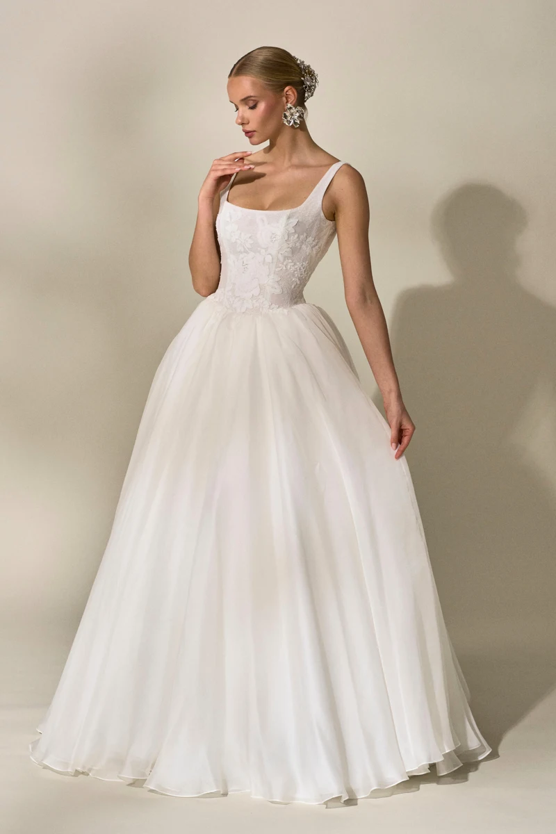 Caroline Castigliano Fall 2027 Opaline Fleur wedding dress