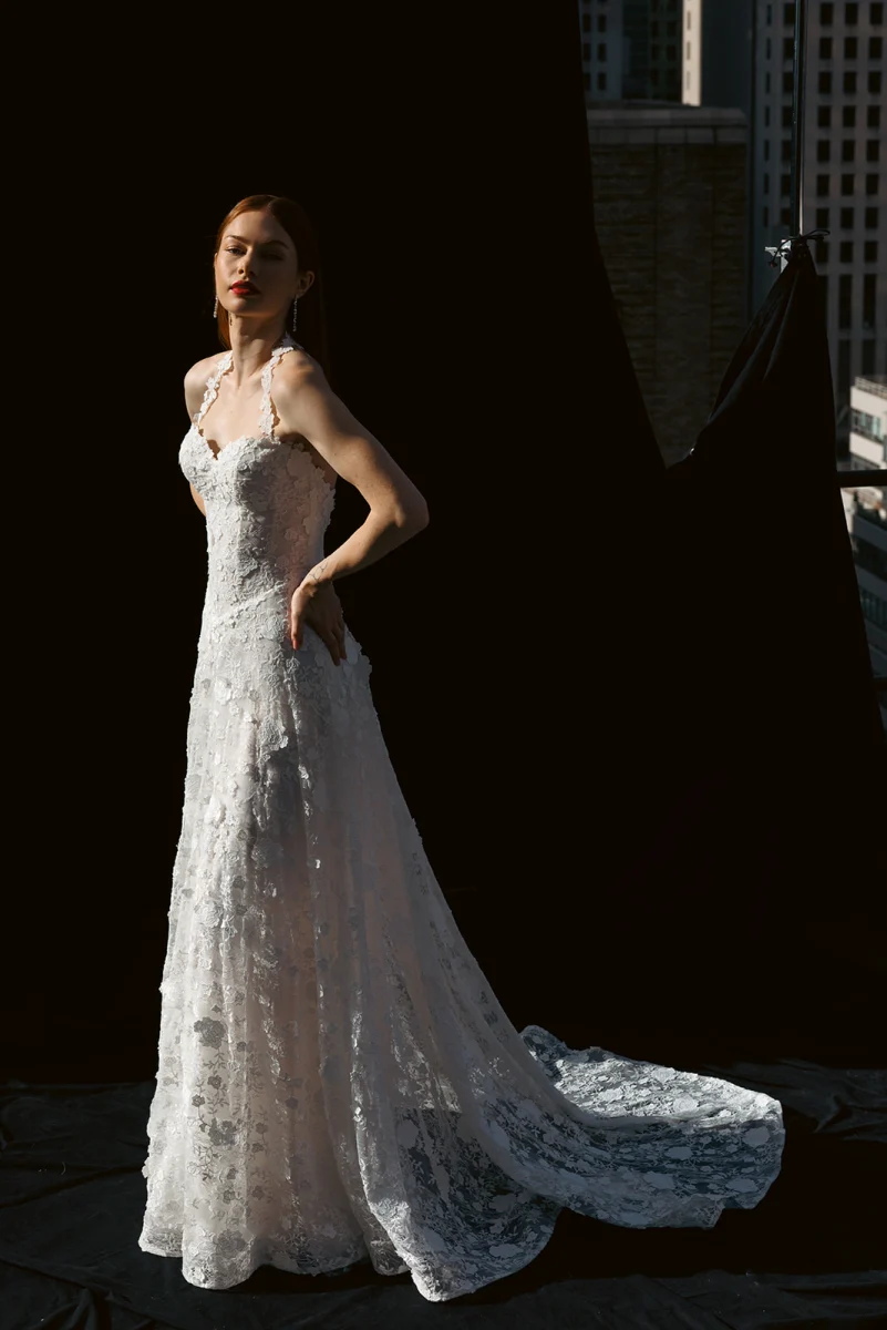 athenee lace gown from Mark Ingram Bride Fall 2027 Celebration