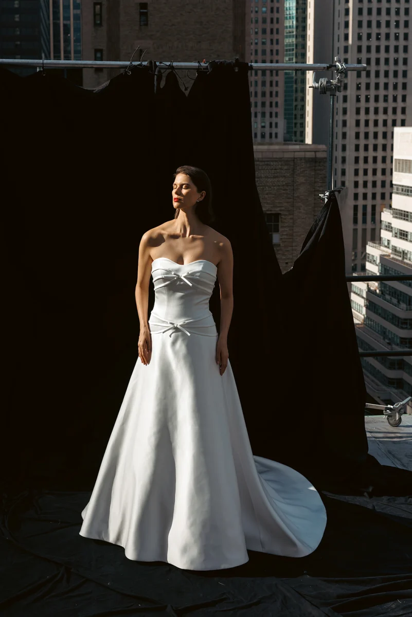 fairmont cape gown from Mark Ingram Bride Fall 2027 Celebration
